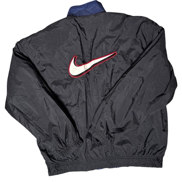 VTG 90’s Reversible Nike Swoosh Tracksuit Jacket & Pants L - Picture 3 of 11